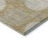 8' X 10' Gold And Ivory Geometric Washable Area Rug With UV Protection
