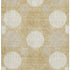 8' X 10' Gold And Ivory Geometric Washable Area Rug With UV Protection