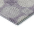 8' X 10' Purple Ivory And Gray Geometric Washable Area Rug With UV Protection