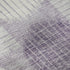 8' X 10' Purple Ivory And Gray Geometric Washable Area Rug With UV Protection