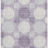 8' X 10' Purple Ivory And Gray Geometric Washable Area Rug With UV Protection
