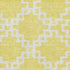 8' X 10' Yellow And Ivory Abstract Geometric Washable Area Rug With UV Protection