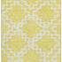 8' X 10' Yellow And Ivory Abstract Geometric Washable Area Rug With UV Protection