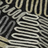 8' X 10' Black Ivory And Gray Floral Washable Area Rug With UV Protection