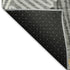 8' X 10' Gray Gold And Ivory Floral Washable Area Rug With UV Protection