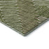 5' X 8' Olive Green Ivory And Beige Floral Washable Area Rug With UV Protection