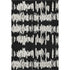 5' X 8' Black And Ivory Striped Washable Area Rug With UV Protection