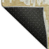 8' X 10' Gold And Beige Striped Washable Area Rug With UV Protection