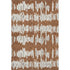 9' X 12' Rust And Beige Striped Washable Area Rug With UV Protection
