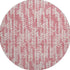 8' Blush And Ivory Tribal Washable Round Rug With UV Protection