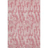 8' X 10' Blush And Ivory Tribal Washable Area Rug With UV Protection