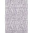 9' X 12' Lavender And Ivory Tribal Washable Area Rug With UV Protection
