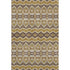 5' X 8' Gold Brown And Ivory Moroccan Washable Area Rug With UV Protection