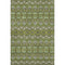 5' X 8' Olive Green And Beige Moroccan Washable Area Rug With UV Protection