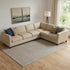 8' X 10' Brown And Ivory Abstract Geometric Washable Area Rug With UV Protection
