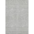 5' X 8' Gray And Ivory Abstract Geometric Washable Area Rug With UV Protection