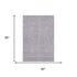 8' X 10' Purple And Ivory Abstract Geometric Washable Area Rug With UV Protection