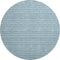8' Teal And Ivory Abstract Geometric Washable Round Rug With UV Protection