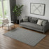 5' X 8' Black And Ivory Geometric Washable Area Rug With UV Protection