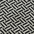 9' X 12' Black And Ivory Geometric Washable Area Rug With UV Protection