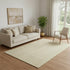 5' X 8' Gold And Ivory Geometric Washable Area Rug With UV Protection