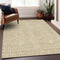 9' X 12' Gold And Ivory Geometric Washable Area Rug With UV Protection