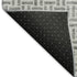 5' X 8' Gray And Ivory Geometric Washable Area Rug With UV Protection