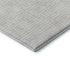 8' X 10' Silver And Ivory Geometric Washable Area Rug With UV Protection