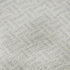 8' X 10' Silver And Ivory Geometric Washable Area Rug With UV Protection
