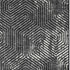 5' X 8' Black And Ivory Geometric Washable Area Rug With UV Protection