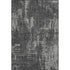 8' X 10' Black And Ivory Geometric Washable Area Rug With UV Protection