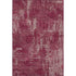 5' X 8' Burgundy And Ivory Geometric Washable Area Rug With UV Protection