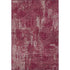 5' X 8' Burgundy And Ivory Geometric Washable Area Rug With UV Protection