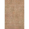 8' X 10' Copper And Beige Geometric Washable Area Rug With UV Protection