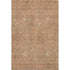 8' X 10' Copper And Beige Geometric Washable Area Rug With UV Protection