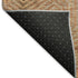 8' X 10' Copper And Beige Geometric Washable Area Rug With UV Protection