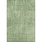 5' X 8' Green And Ivory Geometric Washable Area Rug With UV Protection
