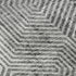 9' X 12' Silver And Gray Geometric Washable Area Rug With UV Protection