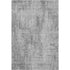 9' X 12' Silver And Gray Geometric Washable Area Rug With UV Protection
