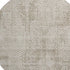 8' Taupe And Beige Geometric Washable Round Rug With UV Protection