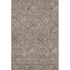 8' X 10' Brown And Beige Floral Washable Area Rug With UV Protection