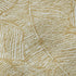 5' X 8' Gold And Ivory Floral Washable Area Rug With UV Protection