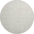 8' Ivory And Beige Floral Washable Round Rug With UV Protection