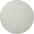 8' Ivory And Beige Floral Washable Round Rug With UV Protection