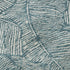 5' X 8' Teal And Ivory Floral Washable Area Rug With UV Protection