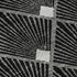 8' X 10' Black And Ivory Abstract Geometric Washable Area Rug With UV Protection