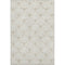 5' X 8' Ivory And Beige Abstract Geometric Washable Area Rug With UV Protection