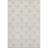 5' X 8' Ivory And Beige Abstract Geometric Washable Area Rug With UV Protection