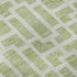 8' X 10' Artichoke Green And Ivory Geometric Washable Area Rug With UV Protection