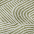 8' Artichoke Green And Ivory Abstract Geometric Washable Round Rug With UV Protection